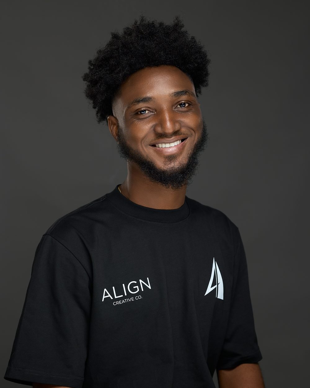 Portrait of Emmanuel Essel, Videographer at Align Creative Co.